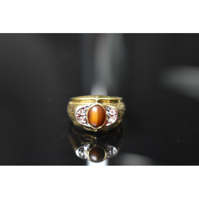 Sky Jewelry Мужское кольцо с камнем *Тигровый Глаз
