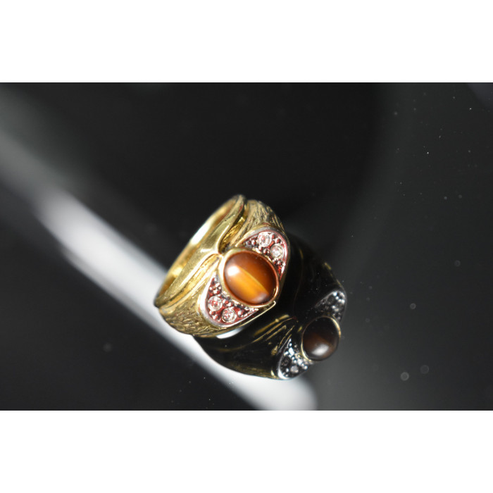 Sky Jewelry Мужское кольцо с камнем *Тигровый Глаз