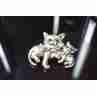 Sky Jewelry Серебряная брошь *КОТЫ*