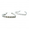 Sky Jewelry Серебряные серьги *Сердце* с фианитами