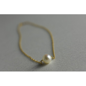 Sky Jewelry Детская Золотая цепочка с жемчугом