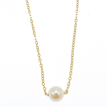 Sky Jewelry Детская Золотая цепочка с жемчугом