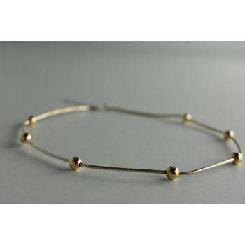 Sky Jewelry Классическое серебряное ожерелье Italy Milor