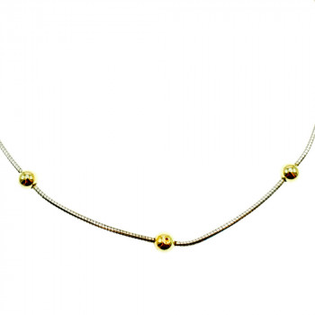 Sky Jewelry Классическое серебряное ожерелье Italy Milor