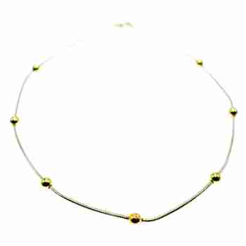 Sky Jewelry Классическое серебряное ожерелье Italy Milor