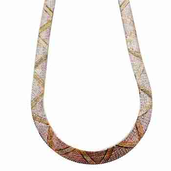 Sky Jewelry Очаровательное Серебряное Колье Italy Milor 925 проба