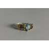 Sky Jewelry Серебряное кольцо 925 пробы с разноцветными натуральными камнями