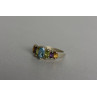 Sky Jewelry Серебряное кольцо 925 пробы с разноцветными натуральными камнями