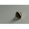 Sky Jewelry Серебряное кольцо с черным Турмалином (Шерл)