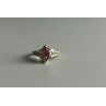 Sky Jewelry Серебряное кольцо с Розовым Рубином 925 проба