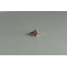 Sky Jewelry Серебряное кольцо с Розовым Рубином 925 проба