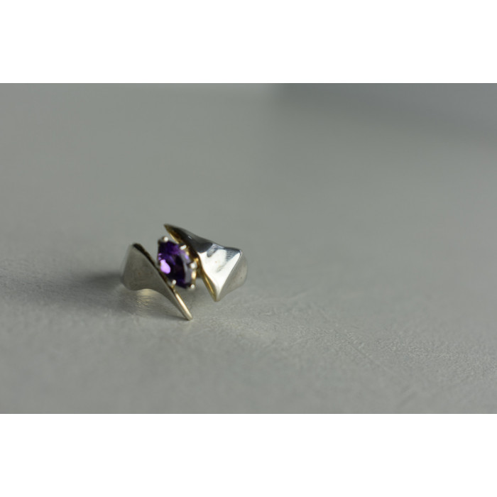 Sky Jewelry Серебряное кольцо с Аметистом