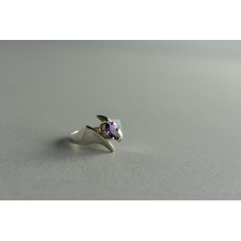 Sky Jewelry Серебряное кольцо с Аметистом