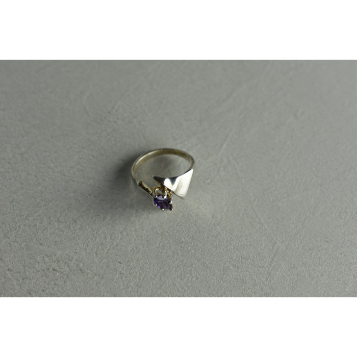Sky Jewelry Серебряное кольцо с Аметистом