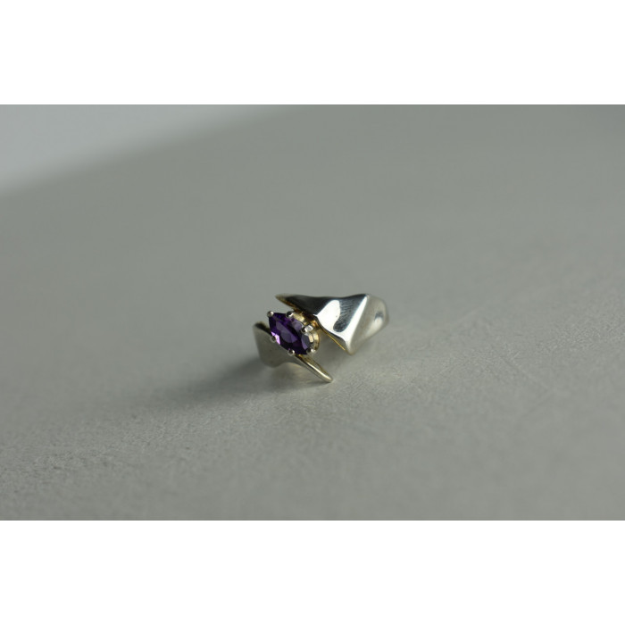 Sky Jewelry Серебряное кольцо с Аметистом