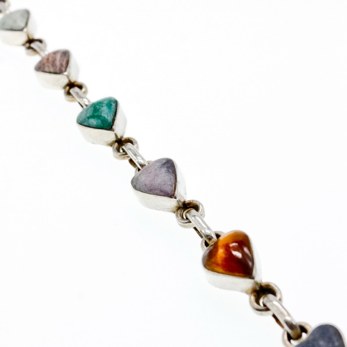 Sky Jewelry Серебряный браслет 925 пробы с поделочными камнями