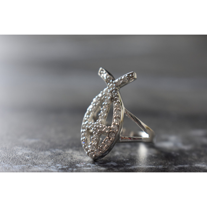 Sky Jewelry Серебряное кольцо 925 пробы с камнями Гошенит ( берилл )