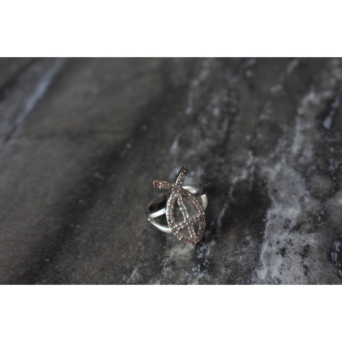 Sky Jewelry Серебряное кольцо 925 пробы с камнями Гошенит ( берилл )