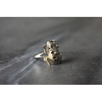 Sky Jewelry Серебряное кольцо *Жабка*