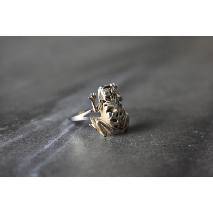Sky Jewelry Серебряное кольцо *Жабка*