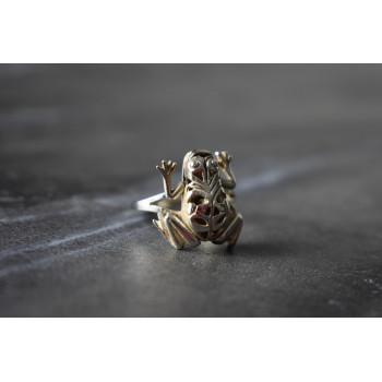 Sky Jewelry Серебряное кольцо *Жабка*