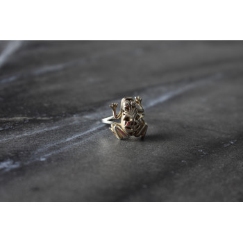 Sky Jewelry Серебряное кольцо *Жабка*