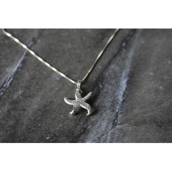 Sky Jewelry Серебряная цепочка с кулоном *Морская Звезда*