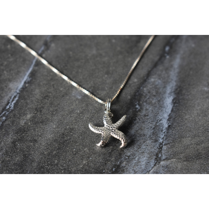Sky Jewelry Серебряная цепочка с кулоном *Морская Звезда*