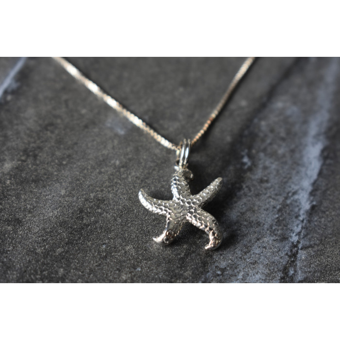 Sky Jewelry Серебряная цепочка с кулоном *Морская Звезда*