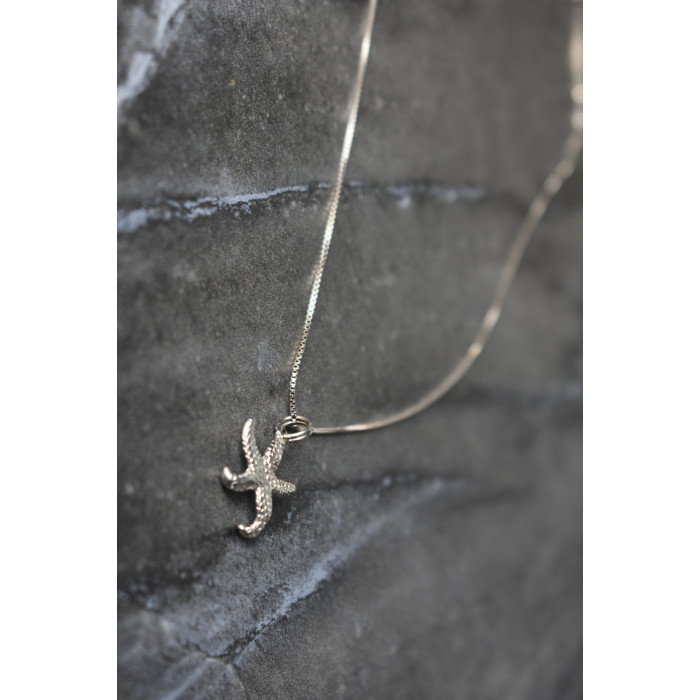 Sky Jewelry Серебряная цепочка с кулоном *Морская Звезда*