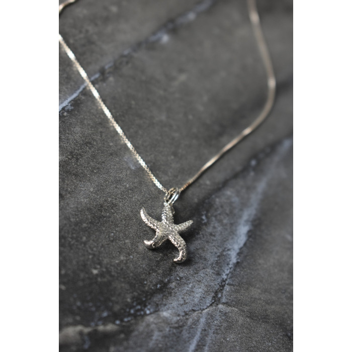 Sky Jewelry Серебряная цепочка с кулоном *Морская Звезда*