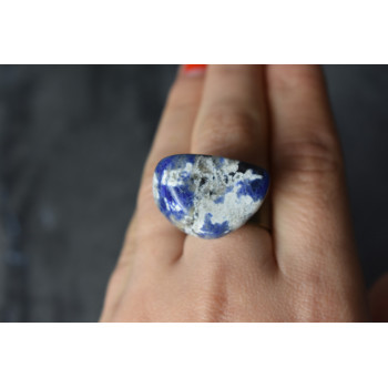 Sky Jewelry Дизайнерское Кольцо с камнем Содалит