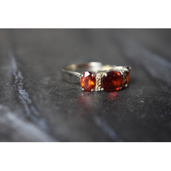 Sky Jewelry Серебряное кольцо 925 пробы с Альмандином