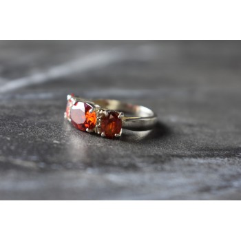 Sky Jewelry Серебряное кольцо 925 пробы с Альмандином