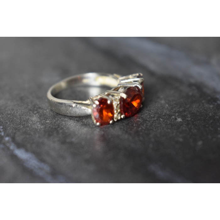 Sky Jewelry Серебряное кольцо 925 пробы с Альмандином