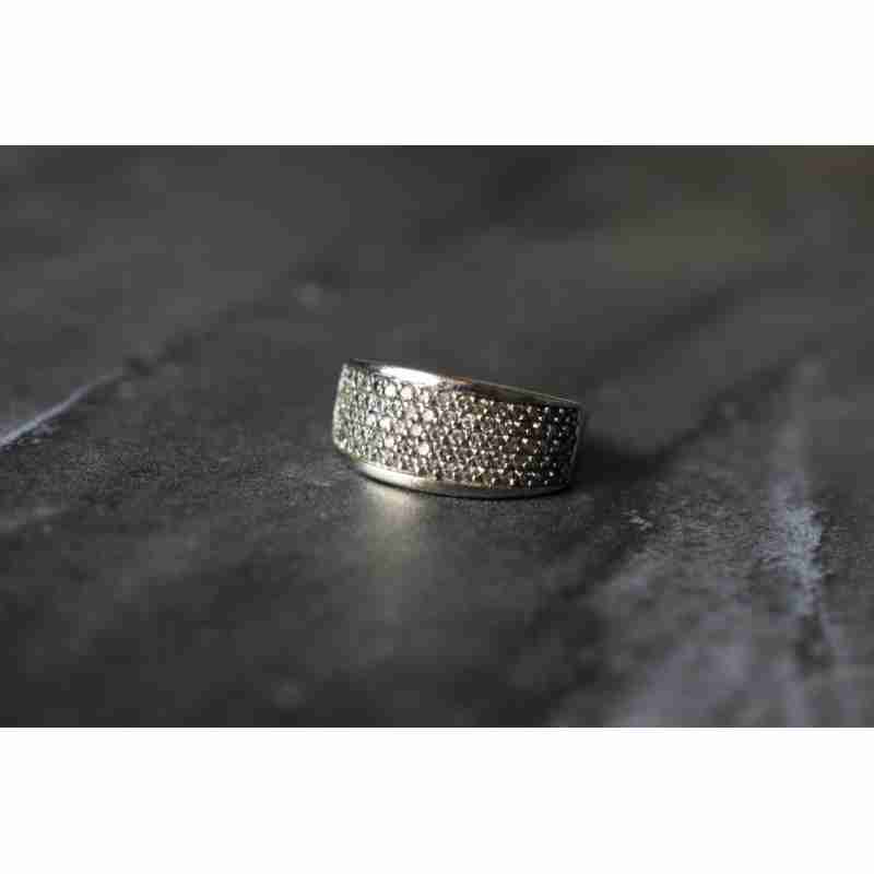 Sky Jewelry Серебряное кольцо с фианитами