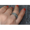Sky Jewelry Серебряное кольцо с фианитами