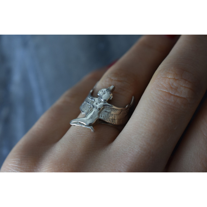 Sky Jewelry Серебряное кольцо *Девушка-Ангел